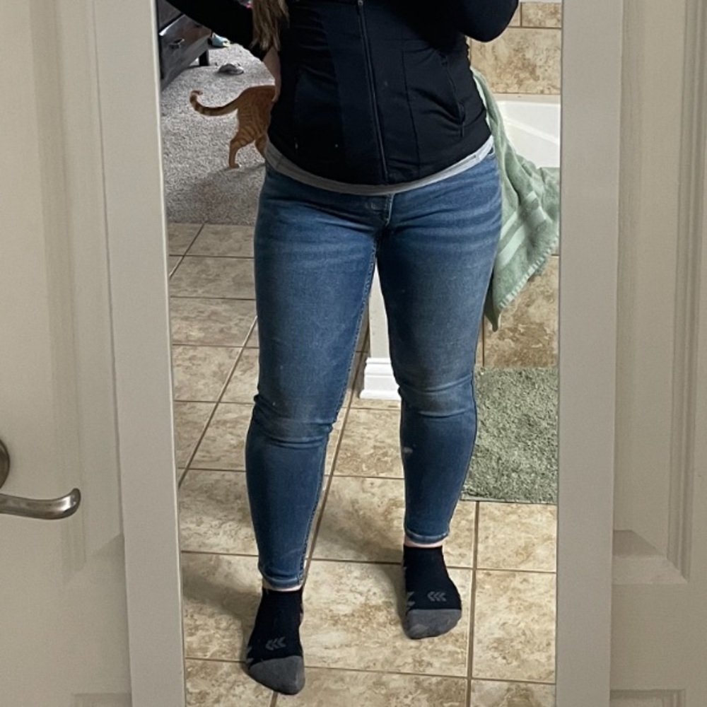 Maternity Belly Support Skinny Jeans